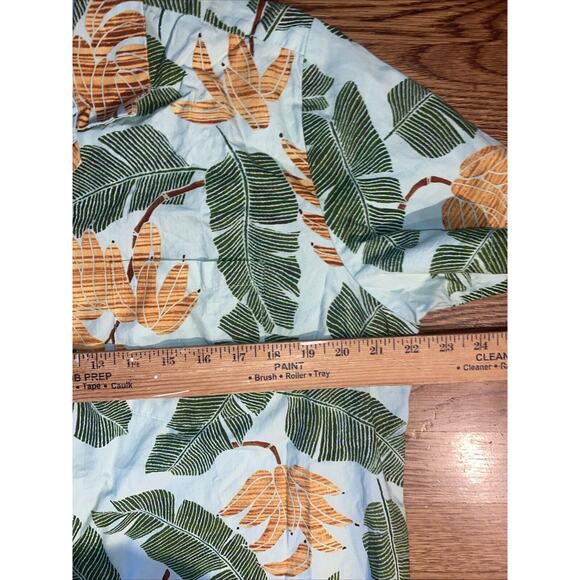 Tori Richard Uniforms Mens XL Hawaiian Tropical Shirt bananas Palms Short Sleeve - Picture 4 of 6